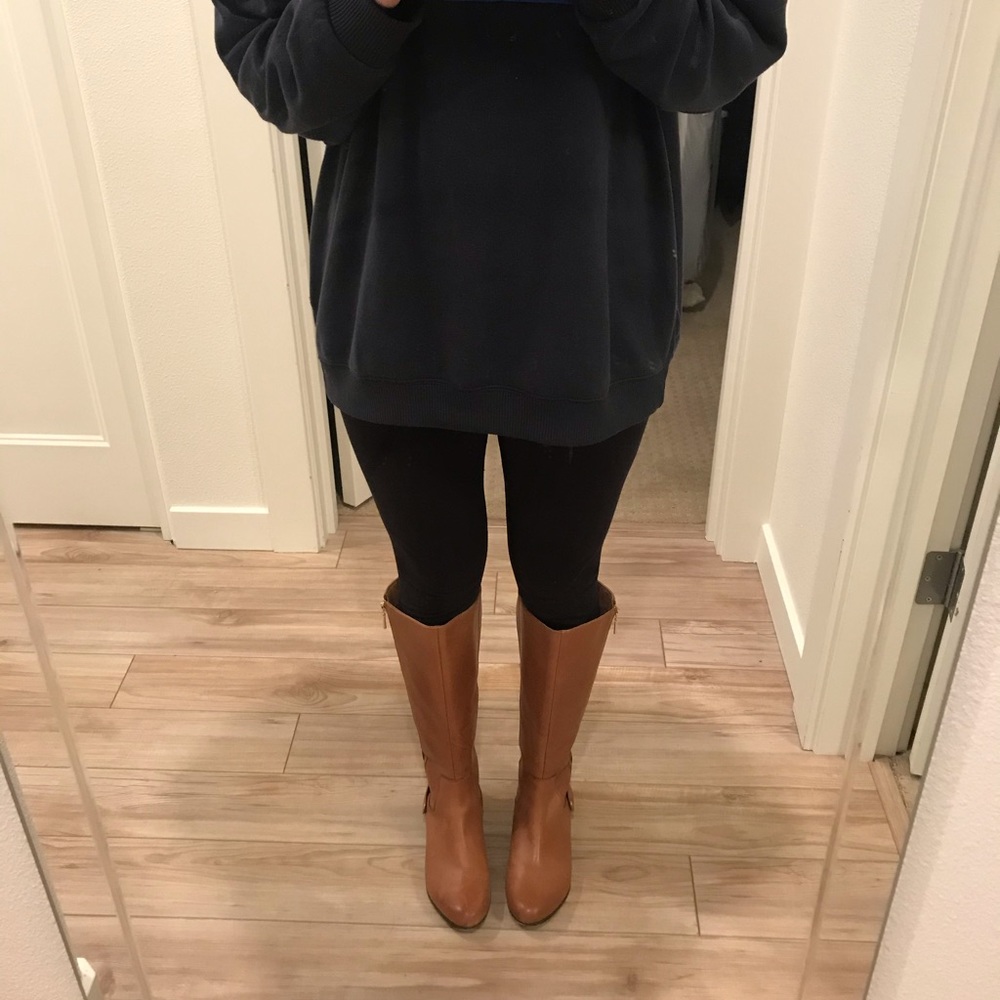 Clarks brown real leather boots